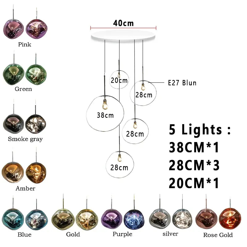 Nordic Lava Foyer Lighting ChandeliersLife®