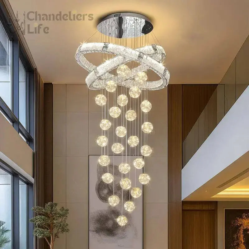 Modern Home Decor Led Staircase Chandeliers ChandeliersLife®