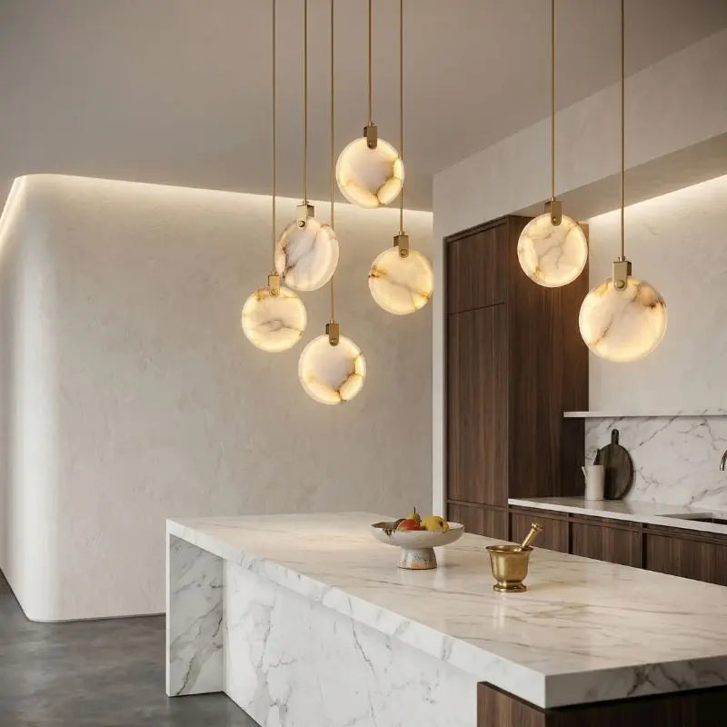 Luxury Natural Stone Pendant Lamp