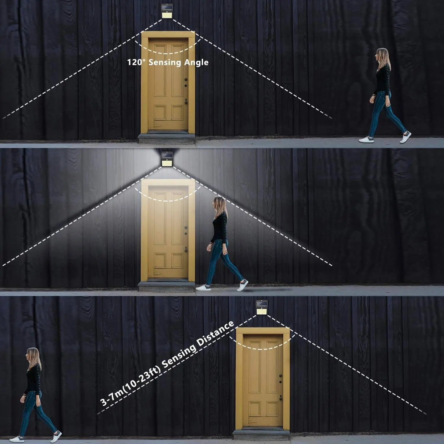 Solar Led Light Outdoor Lamp PIR Motion Sensor ChandeliersLife®