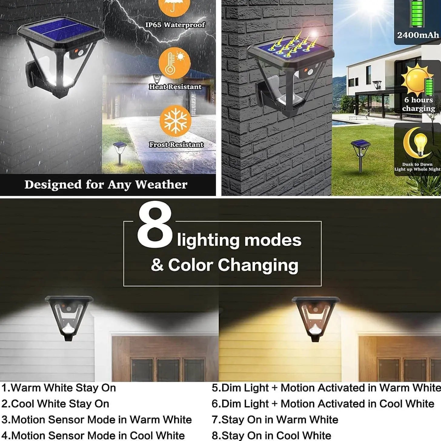 Waterproof Led Solar Walkway Lights ChandeliersLife®