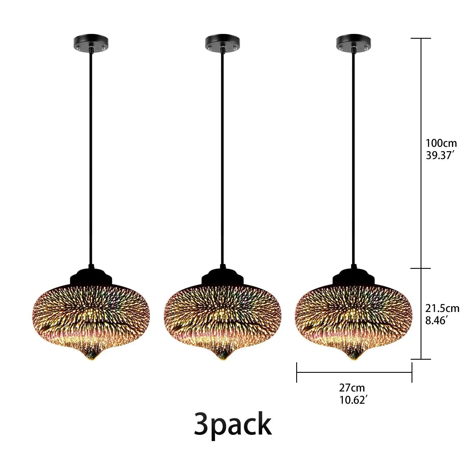 Modern 3D Colorful Pendant Lamp - B ChandeliersLife®