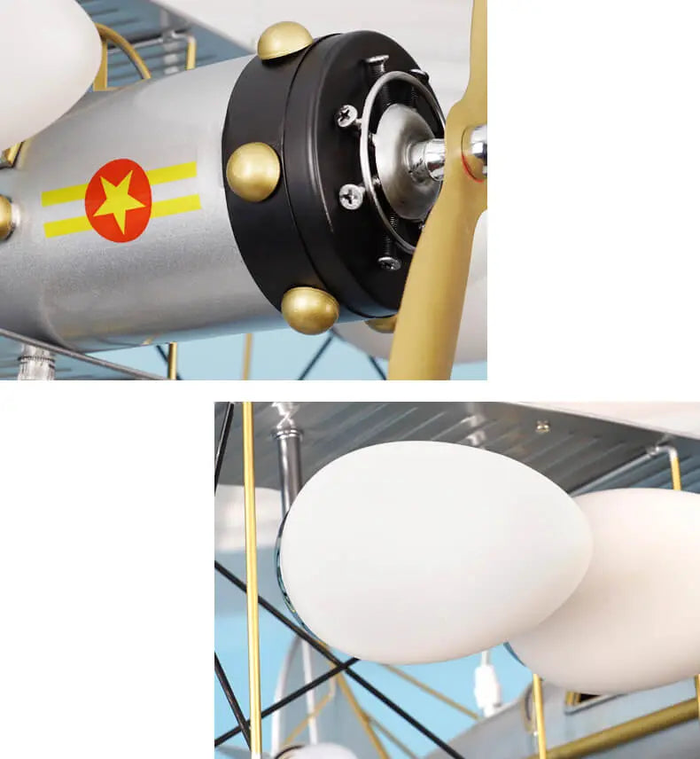 Boy Kids Bedroom Decorative Airplane Pendant Chandelier ChandeliersLife®
