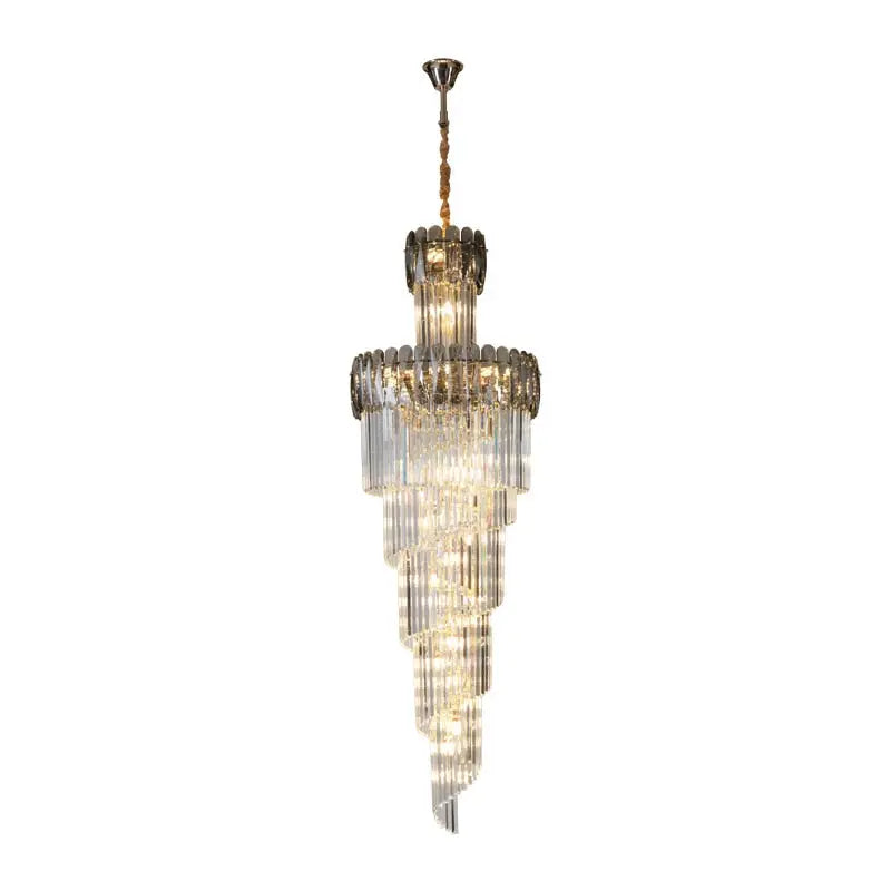 K9 Crystal Chandelier Long Staircase ChandeliersLife®