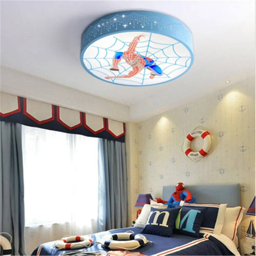 Children Spider Man Hero Led Ceiling Chandelier ChandeliersLife®