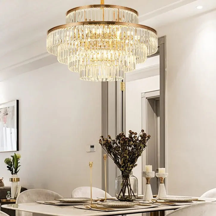 Living Room Crystal Chandelier ChandeliersLife®