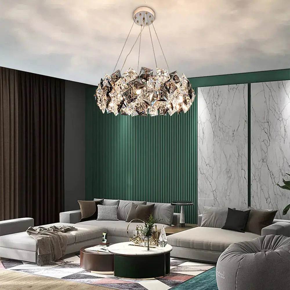 Dandelion Round Crystal Special Modern Chandelier ChandeliersLife®