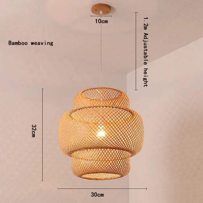 Hand-Woven Bamboo Pendant Light ChandeliersLife®