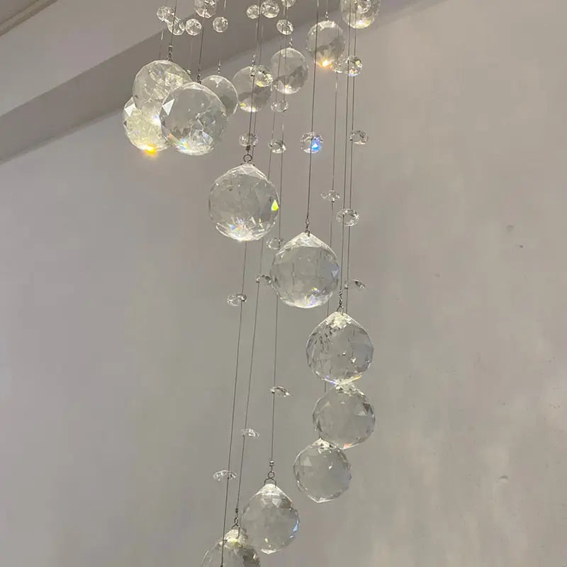 LED Spiral Crystal Chandelier ChandeliersLife®
