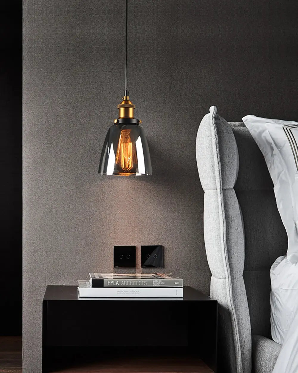 Industrial Retro Smoky Glass Vintage Pendant Lights ChandeliersLife®