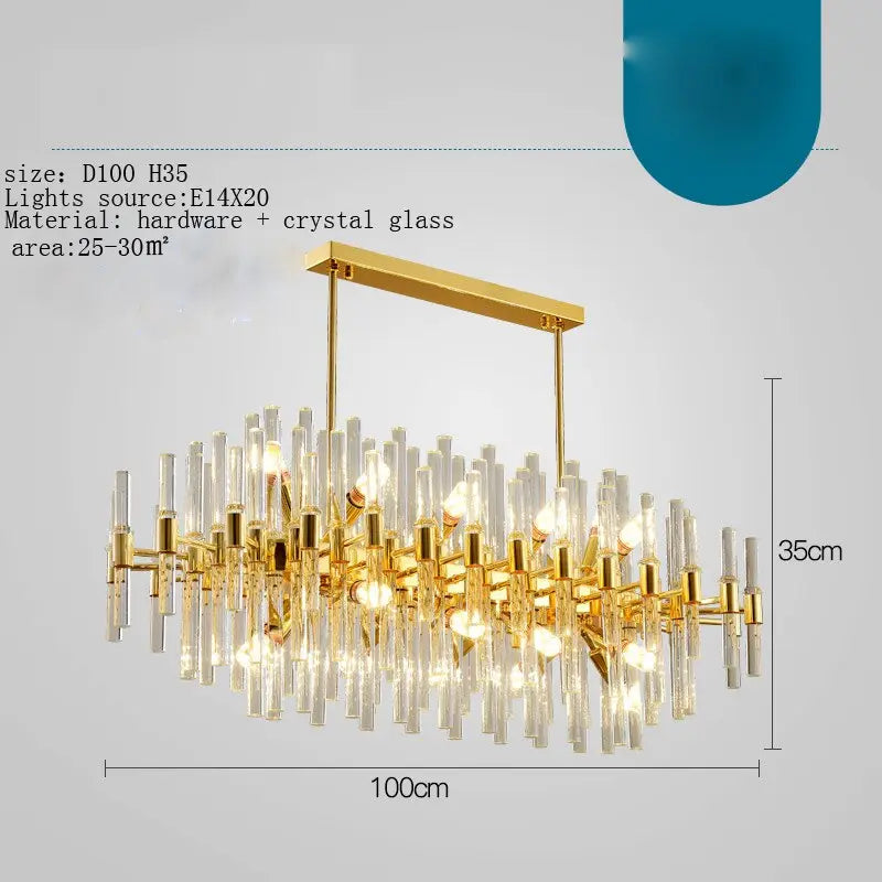 Simple Postmodern Crystal Chandelier ChandeliersLife®