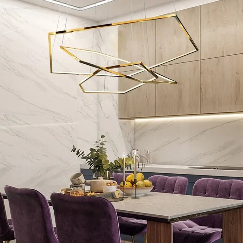 New Post-Modern Luxury Gold Chandelier ChandeliersLife®
