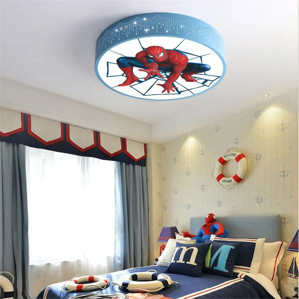 Children Spider Man Hero Led Ceiling Chandelier ChandeliersLife®