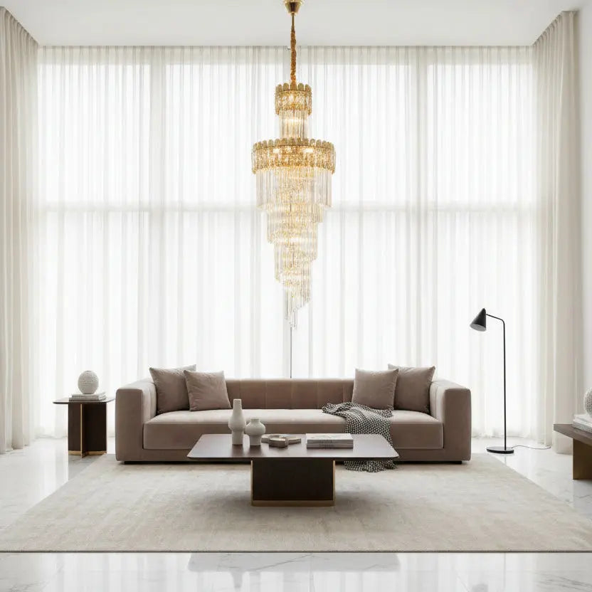 K9 Crystal Chandelier Long Staircase ChandeliersLife®