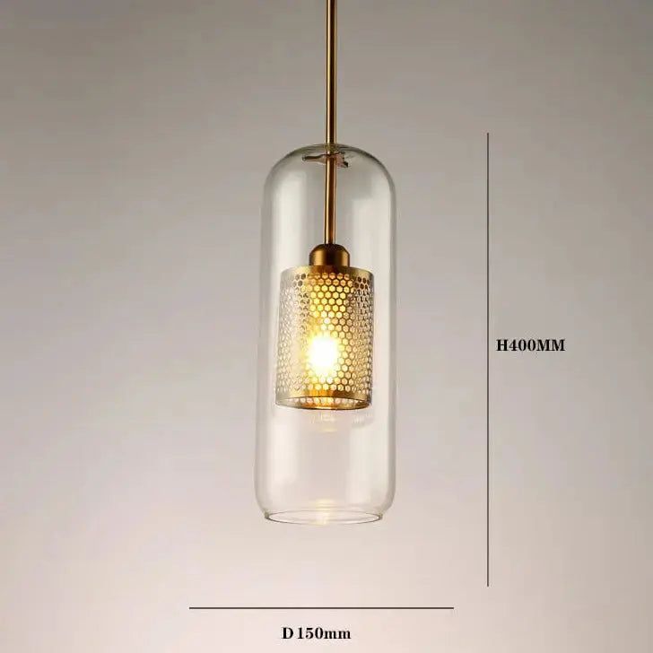 Golden Glass Pendant Chandelier ChandeliersLife®