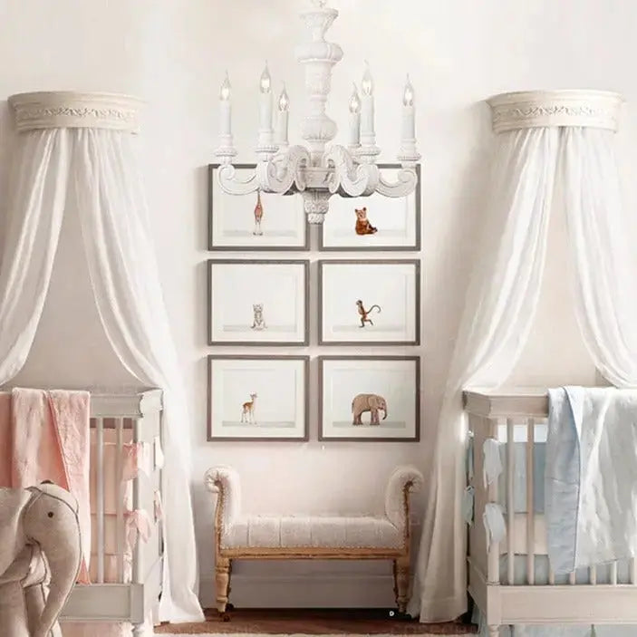 Roman Pillar Wooden Chandelier ChandeliersLife®