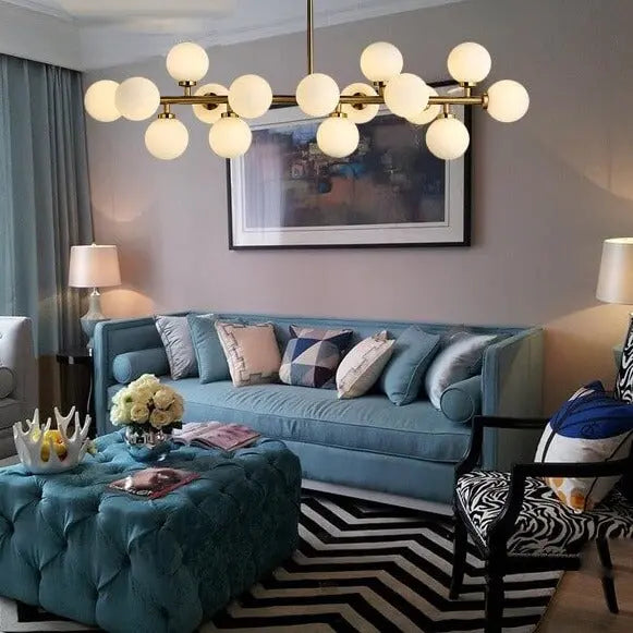 Glass Ball Shade Chandelier ChandeliersLife®