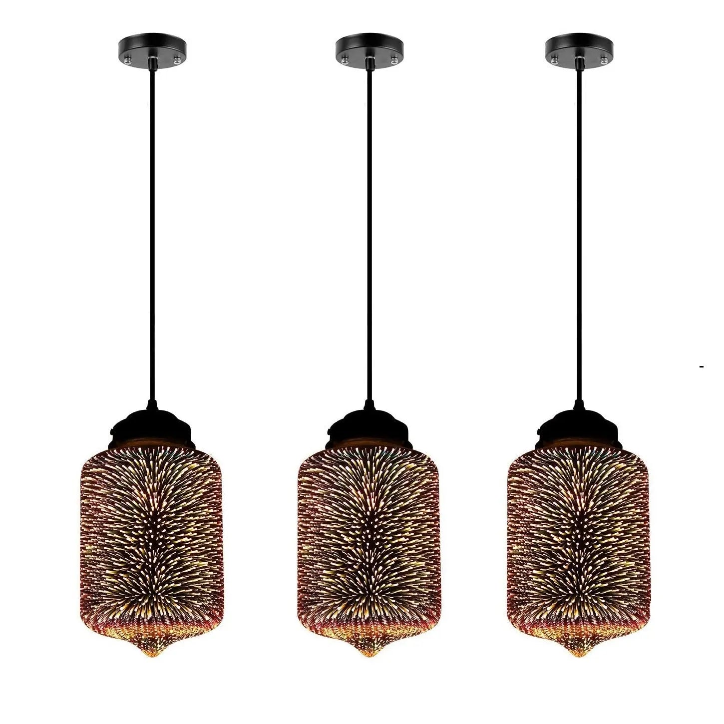 Modern 3D Colorful Pendant Lamp - C ChandeliersLife®