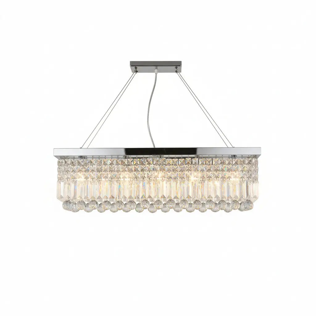 Modern Rectangular Crystal Chandelier ChandeliersLife®