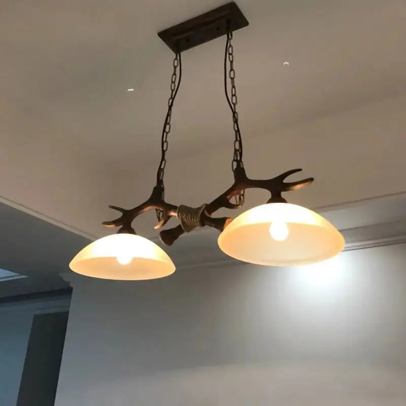 Double Retro Antler Vintage Pendat Lights ChandeliersLife®