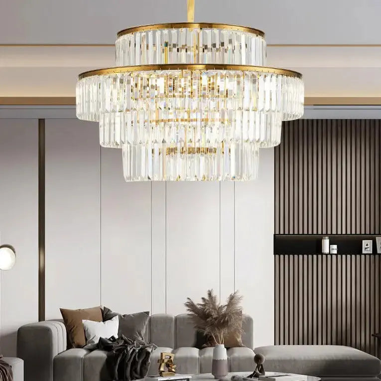 Living Room Crystal Chandelier ChandeliersLife®