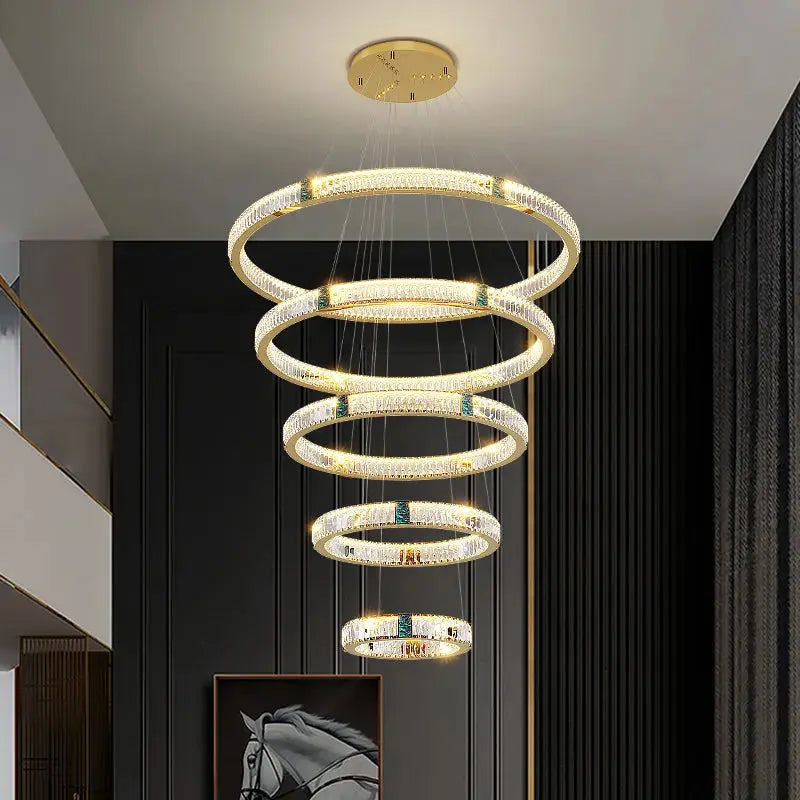 Golden Villa Ring Chandelier ChandeliersLife®