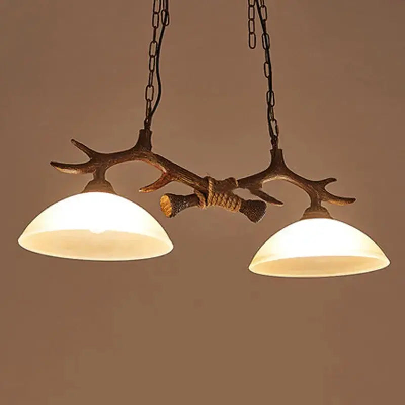 Double Retro Antler Vintage Pendat Lights ChandeliersLife®