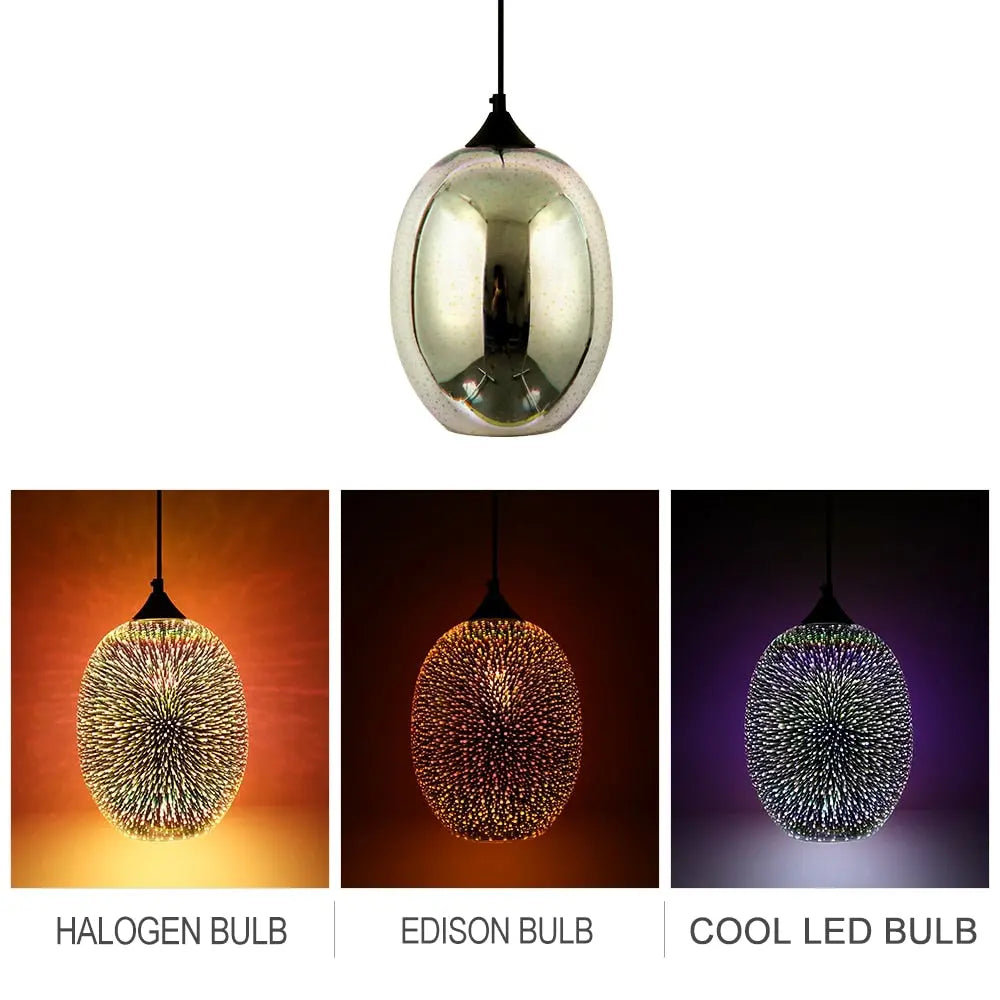 Modern 3D Colorful Pendant Lamp - Set ChandeliersLife®