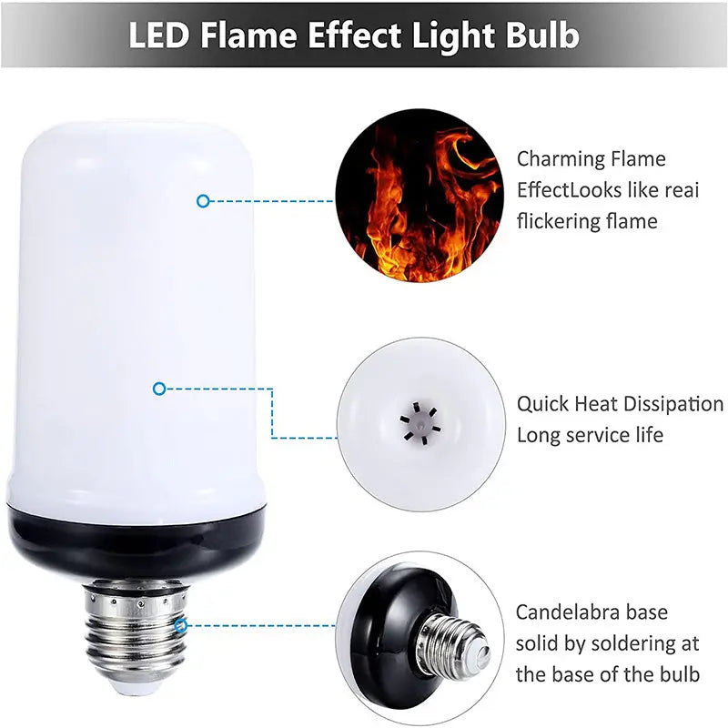 LED Flame Bulb Fire ChandeliersLife®