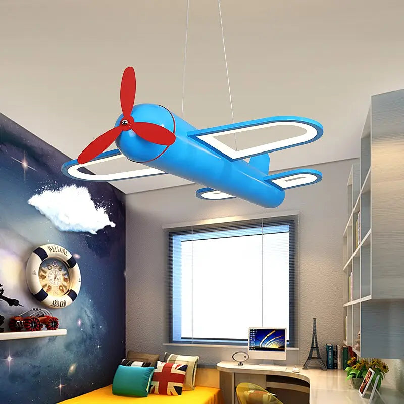 Modern Led Chandelier Airplane Lamp For Home Children Room ChandeliersLife®