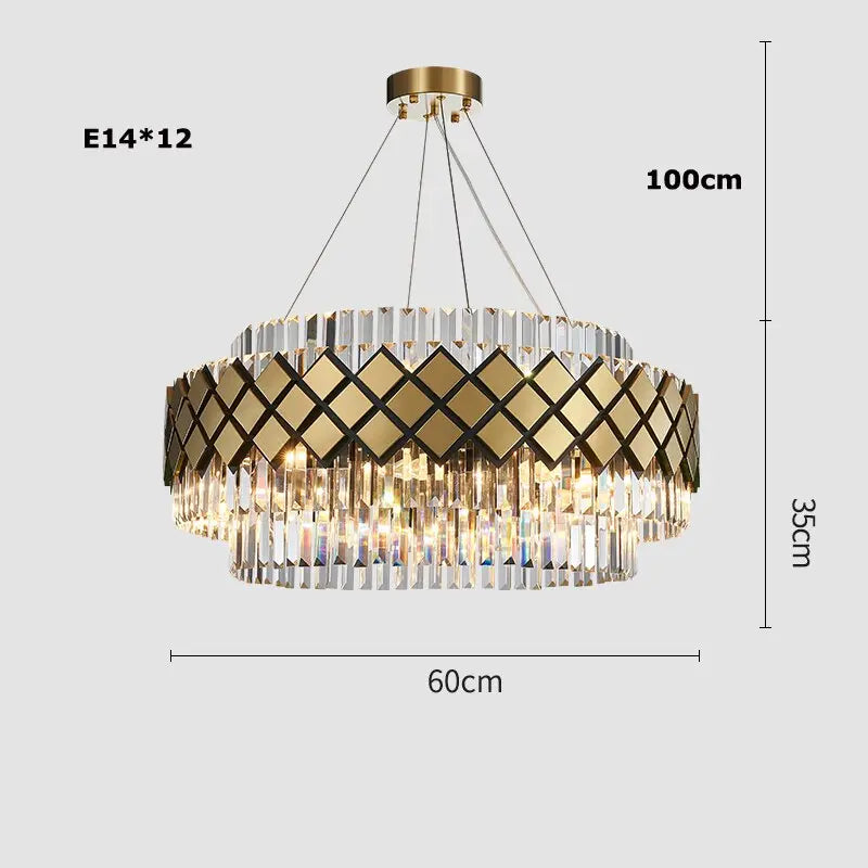 Modern Art Deco Crystal Chandelier ChandeliersLife®