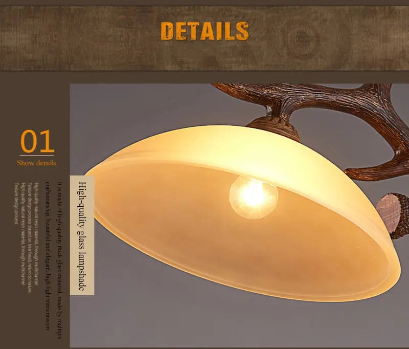 Double Retro Antler Vintage Pendat Lights ChandeliersLife®