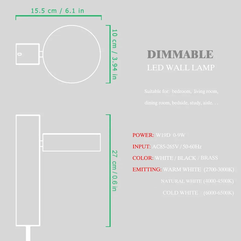 Rotation Led Indoor Wall Lamps ChandeliersLife®