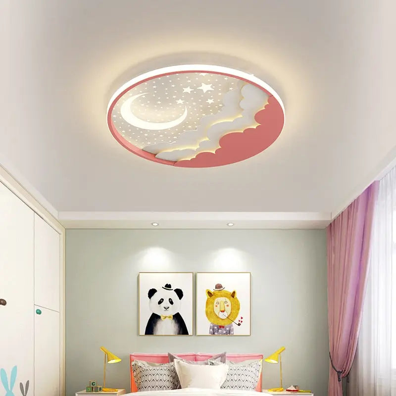 Round Modern Led Ceiling Children Chandelier ChandeliersLife®