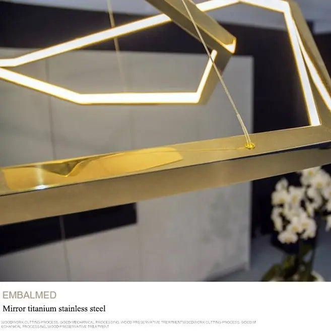 New Post-Modern Luxury Gold Chandelier ChandeliersLife®