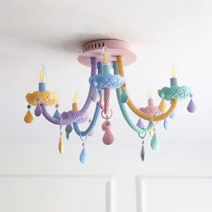 Modern Colorful Ceiling Chandelier For Kids ChandeliersLife®