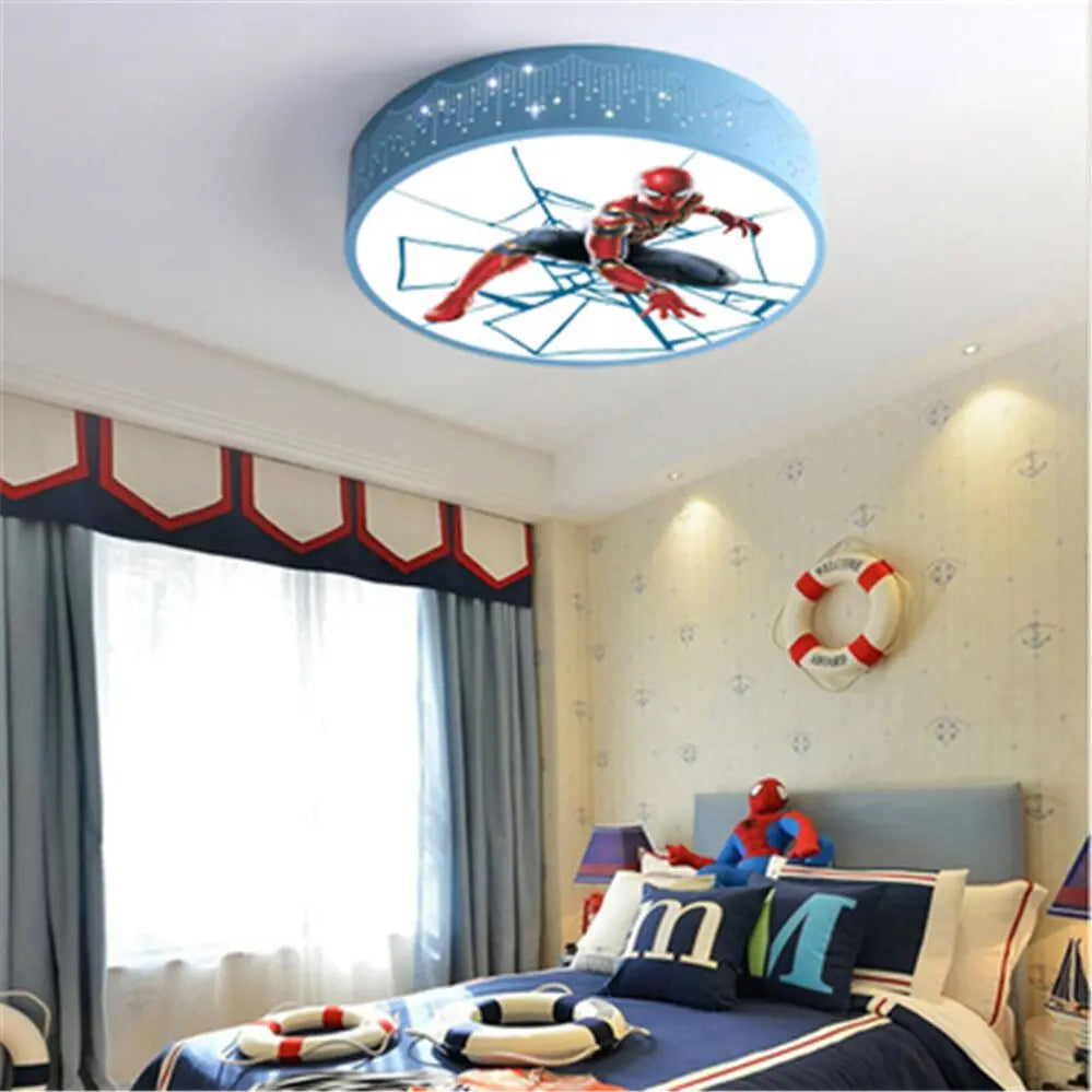 Children Spider Man Hero Led Ceiling Chandelier ChandeliersLife®