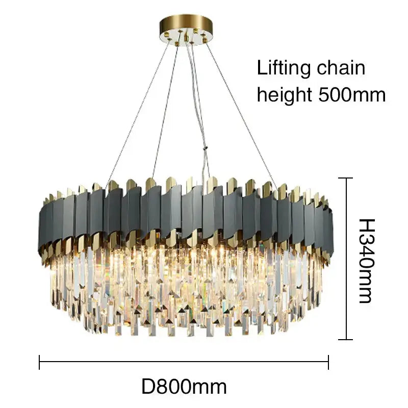 New Modern Crystal Luxury Pendant Chandelier Nordic