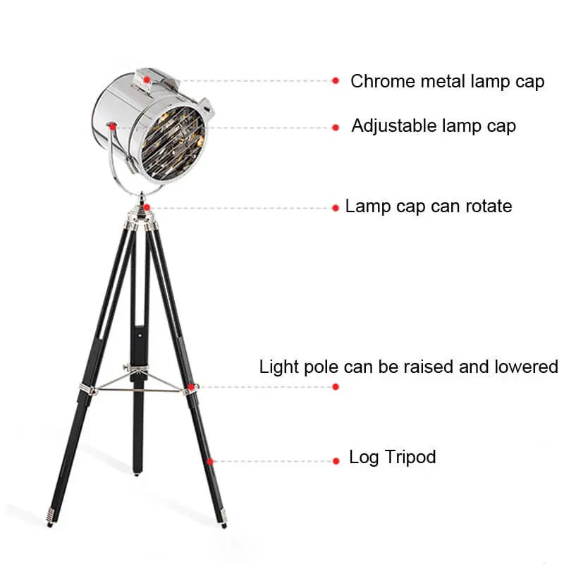 Nordic Vintage Industrial Style Creative Floor Lamp ChandeliersLife®