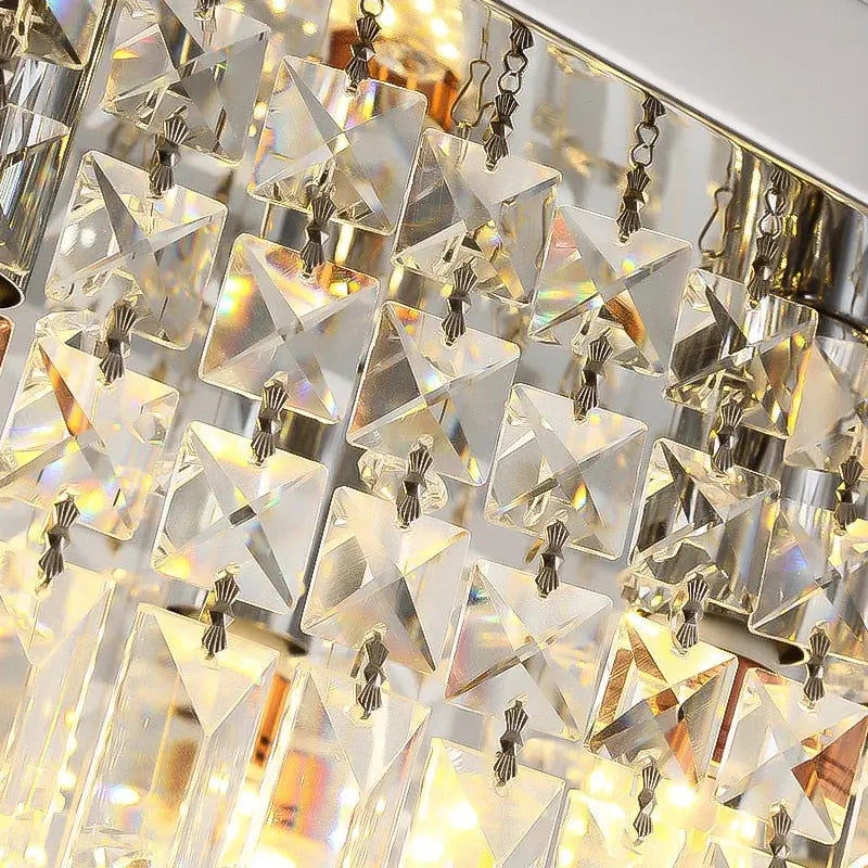 Modern Rectangular Crystal Chandelier ChandeliersLife®