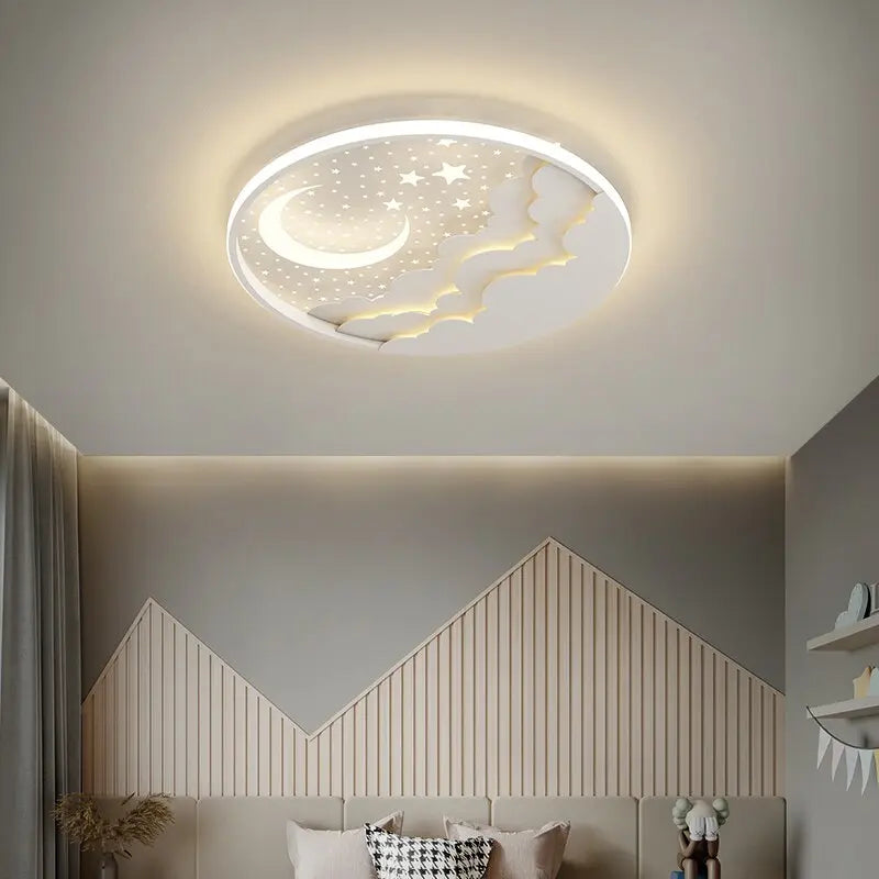 Round Modern Led Ceiling Children Chandelier ChandeliersLife®