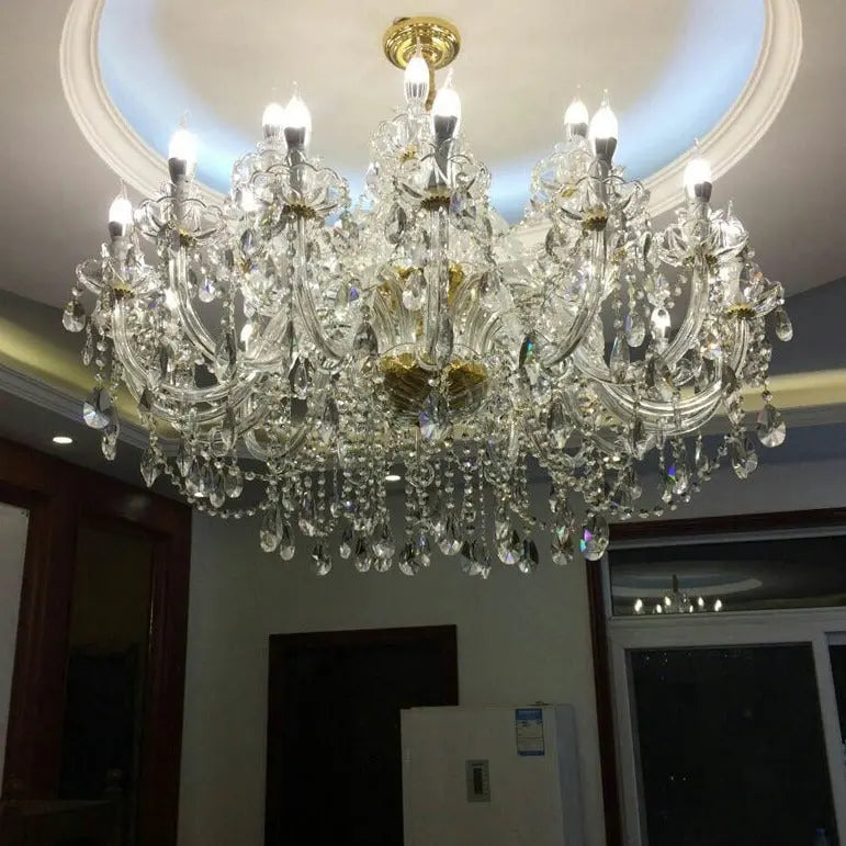 Gold Crystal Chandelier ChandeliersLife®
