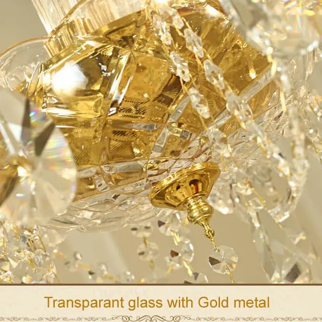 Gold Crystal Chandelier ChandeliersLife®