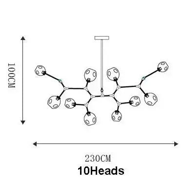 Modern Glass Designer Hanging Chandelier Nordic