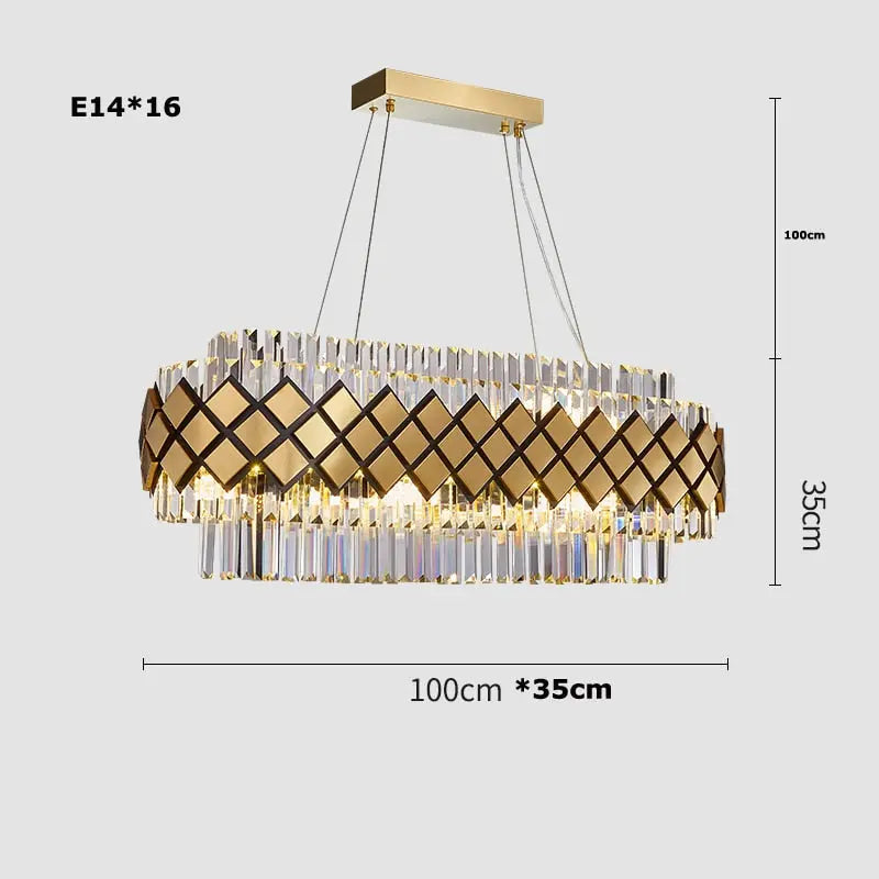 Modern Art Deco Crystal Chandelier ChandeliersLife®
