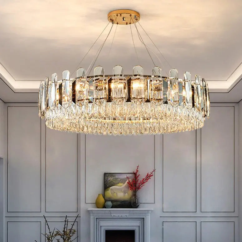 Large Crystal Chandelier Nordic