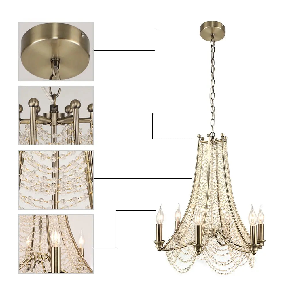 Modern Crystal Luxury Hanging Chandelier ChandeliersLife®