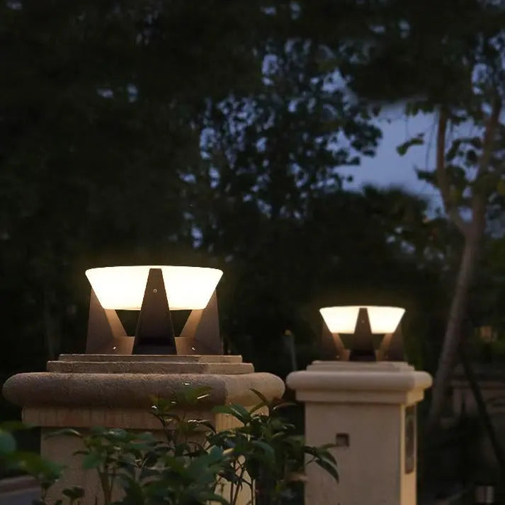 Solar LED Fence Gate Pillar Head Lamp Outdoor ChandeliersLife®