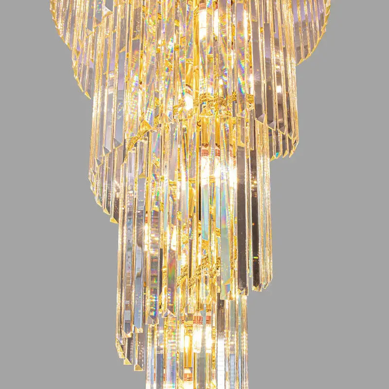 Loft Stair Rotating Long Chandelier ChandeliersLife®