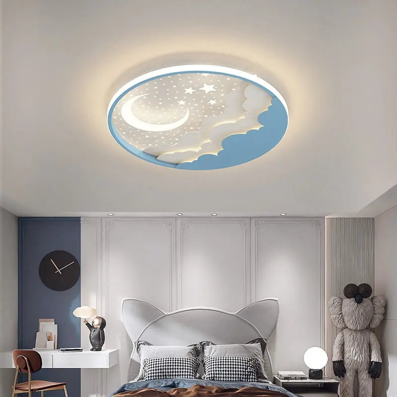 Round Modern Led Ceiling Children Chandelier ChandeliersLife®